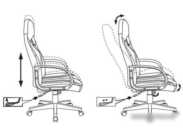 Кресло Бюрократ Zombie Runner (черный/зеленый)