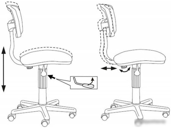 Кресло Бюрократ CH-299NX (черный)