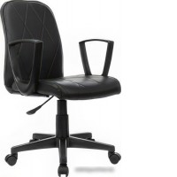 Кресло Бюрократ CH-327 (черный экокожа)