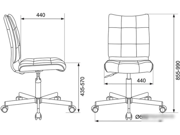 Офисный стул Бюрократ CH-330M Light-20 (черный)