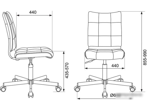 Кресло Бюрократ CH-330M (черный)