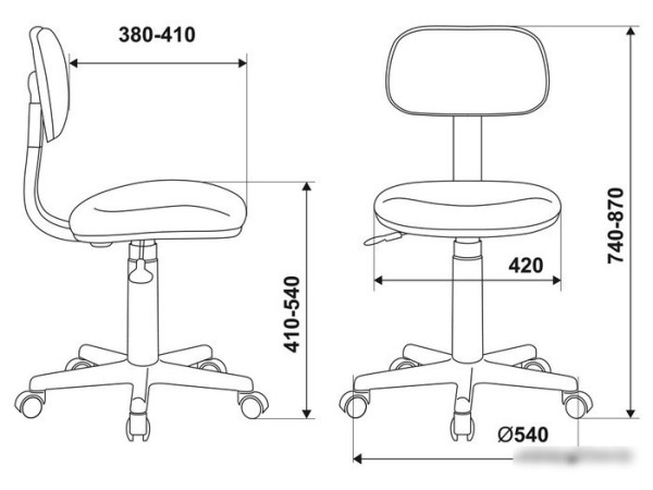Компьютерное кресло Бюрократ CH-W201NX/STICK-VIO (фиолетовый)