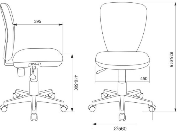 Компьютерное кресло Бюрократ KD-W10/26-24 (голубой)
