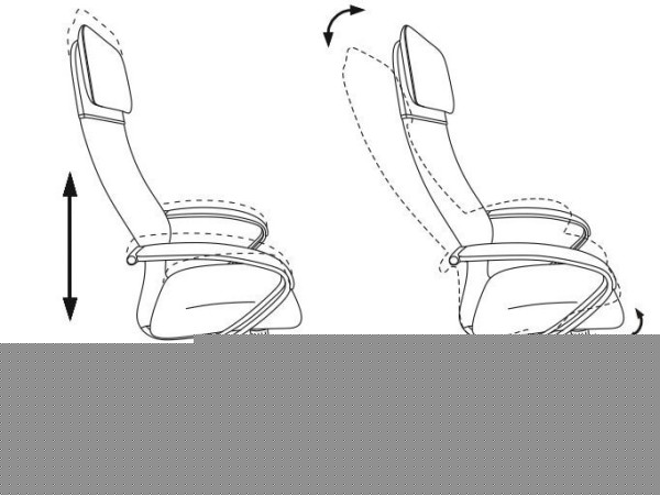 Кресло Бюрократ CH-608 (черный)