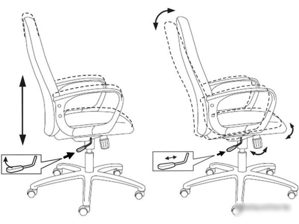 Кресло Бюрократ CH-808AXSN/TW-10