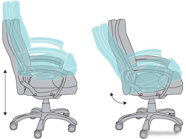 Кресло Бюрократ CH-868LT/#B (черный)