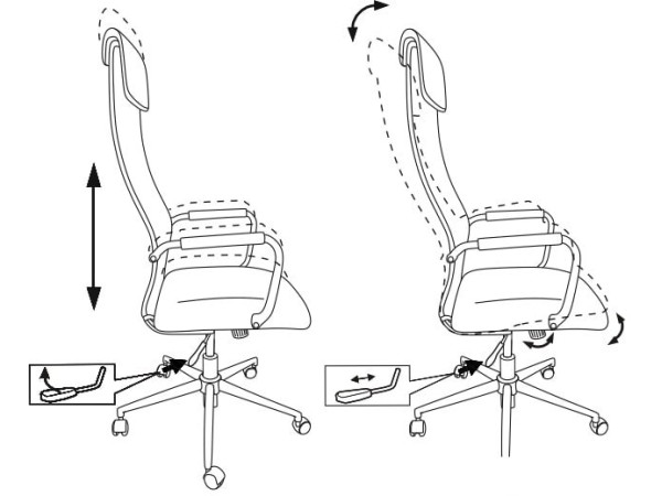 Кресло Бюрократ KB-9N (черный)