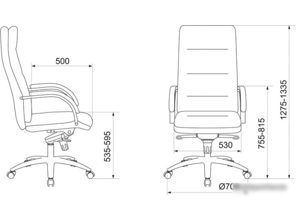 Кресло Бюрократ T-9927SL (черный)