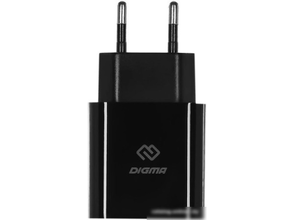 Сетевое зарядное Digma DGW3C (черный)