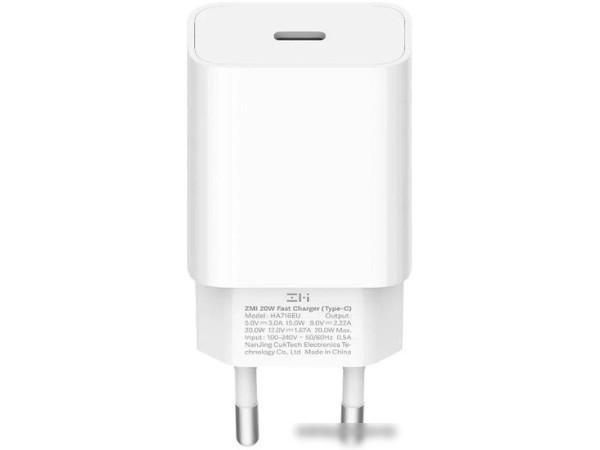 Сетевое зарядное ZMI HA716