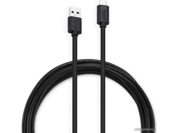 Кабель Buro BHP USB-TPC-3 USB Type-A - USB Type-C (3 м, черный)