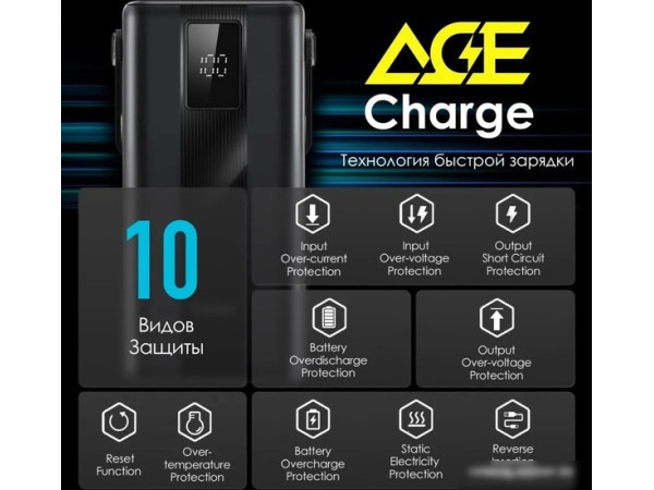 Внешний аккумулятор Itel Maxpower 450PF 45000mAh (черный)