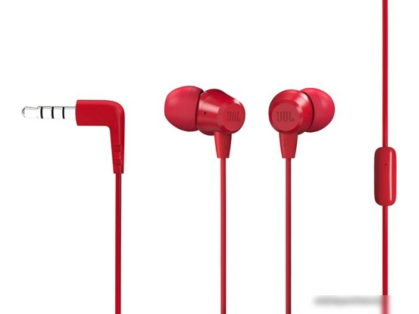 Наушники JBL C50HI (красный)