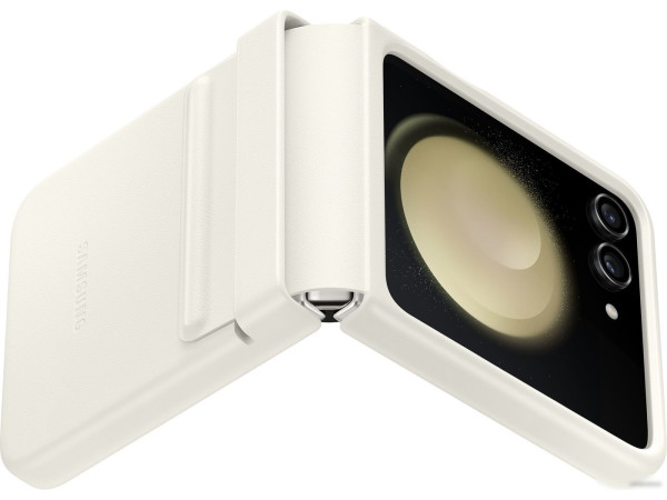 Чехол для телефона Samsung Flap Eco-Leather Case Z Flip5 (кремовый)