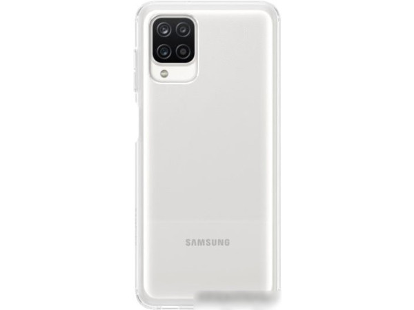 Чехол Samsung Silicone Cover для Galaxy A12 (белый)