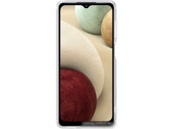 Чехол Samsung Silicone Cover для Galaxy A12 (белый)