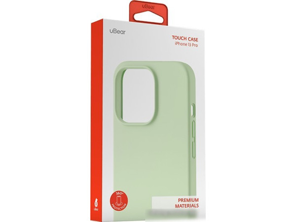Чехол для телефона uBear Touch Case для iPhone 13 Pro (светло-зеленый)