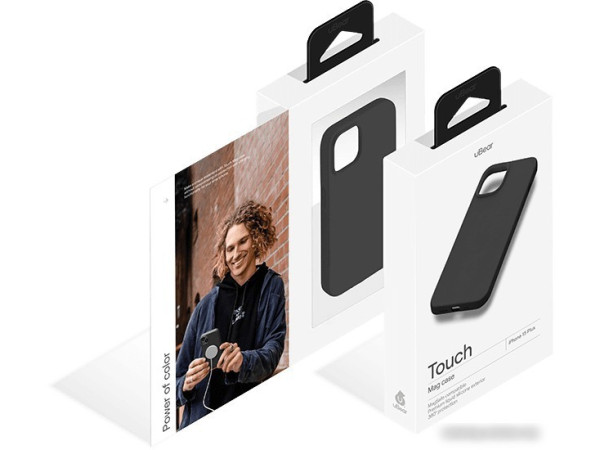 Чехол для телефона uBear Touch Mag для iPhone 15 Plus (черный)