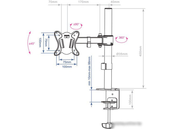 Кронштейн Arm Media LCD-T11