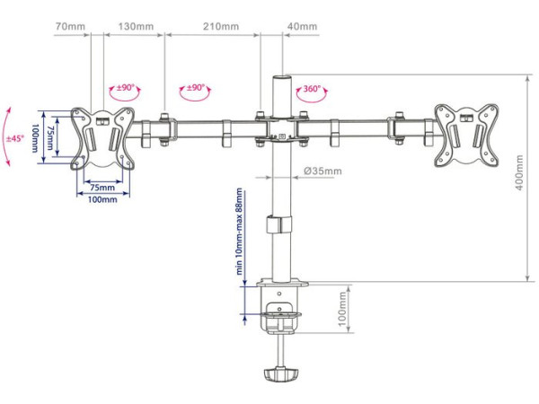 Кронштейн Arm Media LCD-T13
