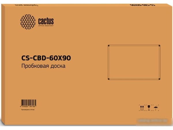 Офисная пробковая доска CACTUS CS-CBD-60X90