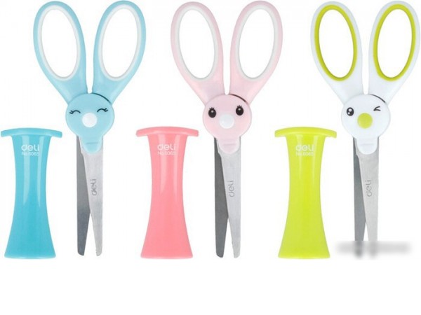 Ножницы канцелярские Deli Magic Rabbit E6065
