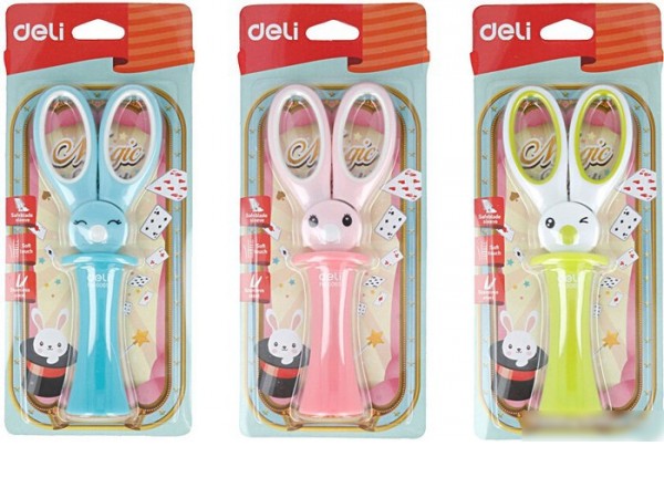 Ножницы канцелярские Deli Magic Rabbit E6065
