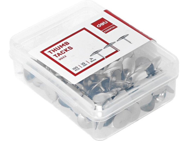 Кнопки канцелярские Deli E0022 (100 шт)