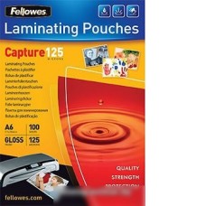 Пленка для ламинирования Fellowes Glossy Polyester Pouches А6, 125 мкм, 100 л