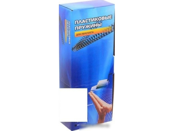 Пластиковая пружина для переплета Office-Kit 8 мм (белый)