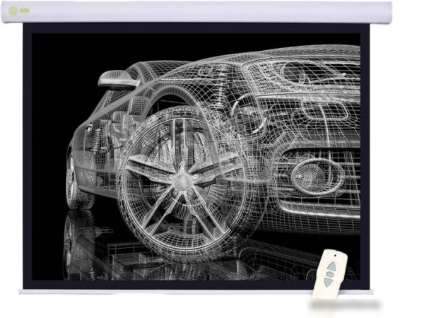 Проекционный экран CACTUS Motoscreen CS-PSM-150x150