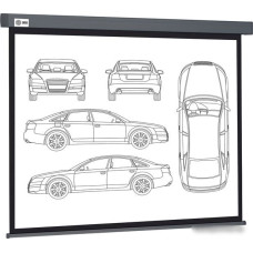 Проекционный экран CACTUS Wallscreen 168x299 CS-PSW-168X299-SG