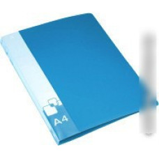 Папка для бумаг Бюрократ 0827/2RBLU (синий)