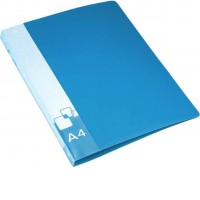 Папка для бумаг Бюрократ 0827/4RBLU (синий)