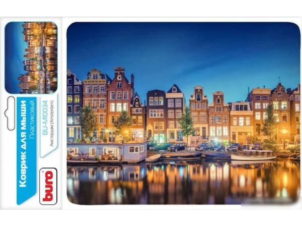 Коврик для мыши Buro BU-M10034 "Амстердам"