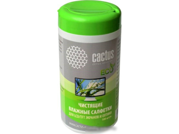 Влажные салфетки CACTUS CS-T1001E