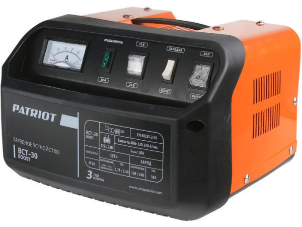 Зарядное устройство Patriot BCT-30 Boost