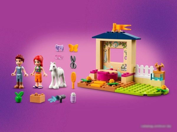 Конструктор LEGO Friends 41696 Конюшня для мытья пони