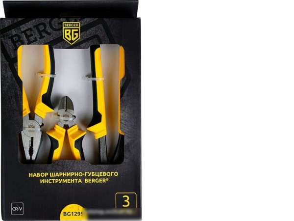 Набор пассатижей Berger BG1295 (3 предмета)
