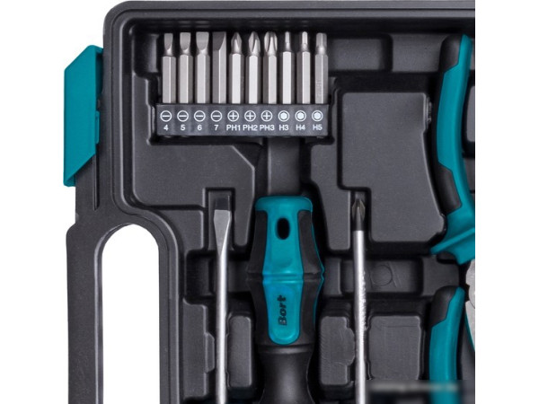 Универсальный набор инструментов Bort BTK-19 (19 предметов)