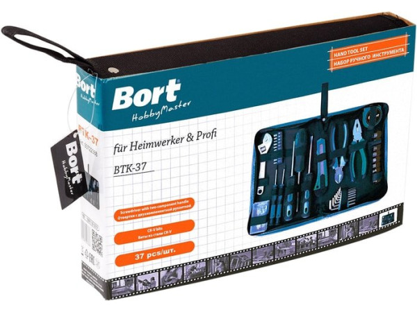 Универсальный набор инструментов Bort BTK-37 (36 предметов)