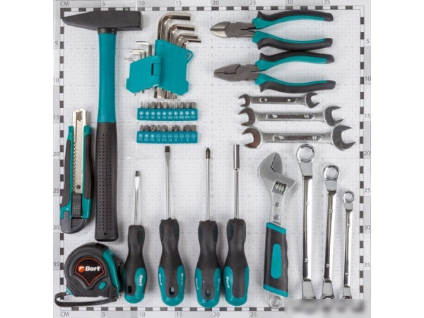 Универсальный набор инструментов Bort BTK-45 (45 предметов)
