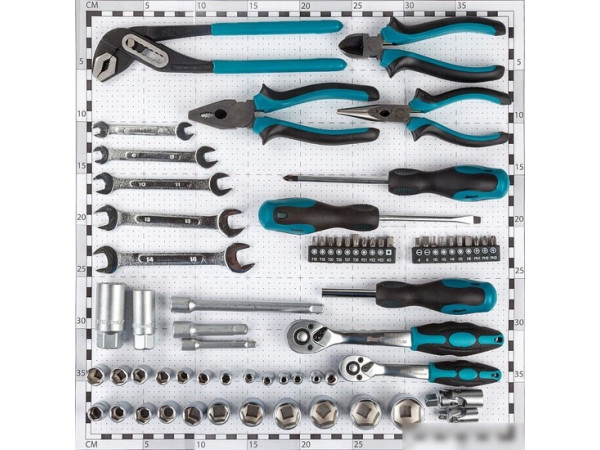 Универсальный набор инструментов Bort BTK-65 (65 предмета)