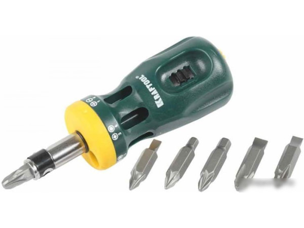 Набор отвертка с битами KRAFTOOL 26161-H13 (13 предметов)