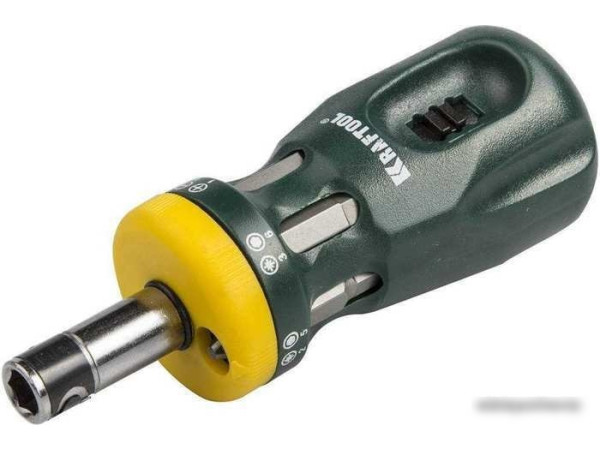 Набор отвертка с битами KRAFTOOL 26161-H13 (13 предметов)