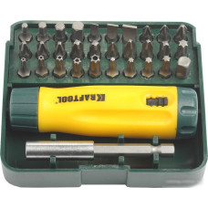 Набор отвертка с битами KRAFTOOL 26142-H32 (32 предмета)