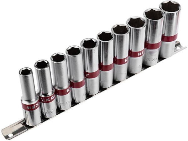 Набор торцевых головок Rexant 12-8308 (10 предметов)