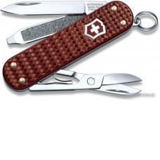 Нож-брелок Victorinox Classic Precious Alox 0.6221.4011G (коричневый)