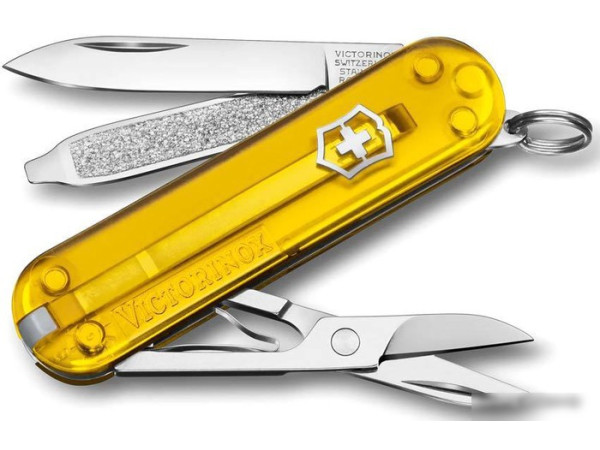 Мультитул Victorinox Classic SD Transparent (желтый)
