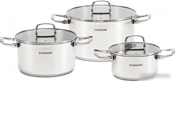 Набор кастрюль StarWind Chef Compact SW-CH3006